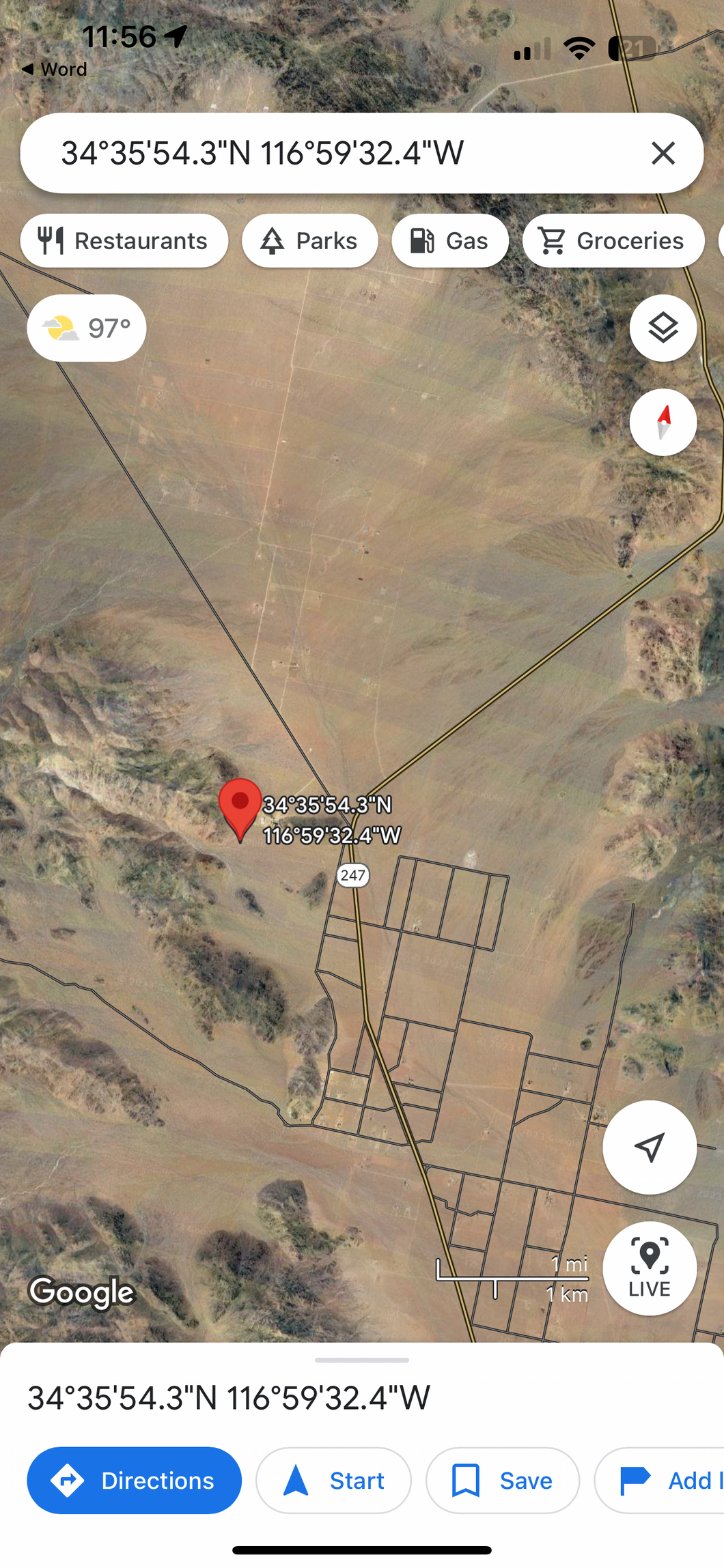 23.. 9.11 acres lucerne valley PIN 9556